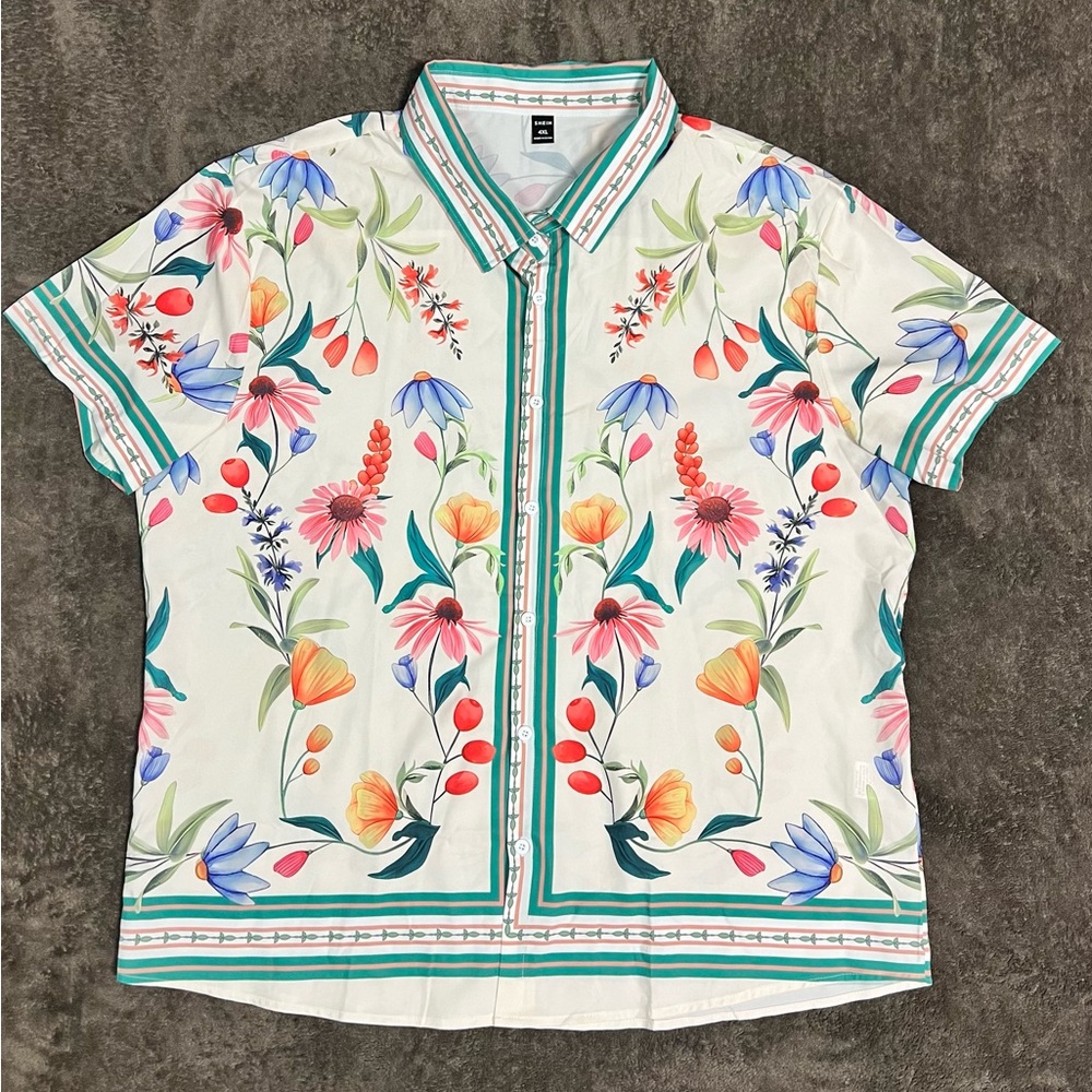 SHEIN floral men’s shirt